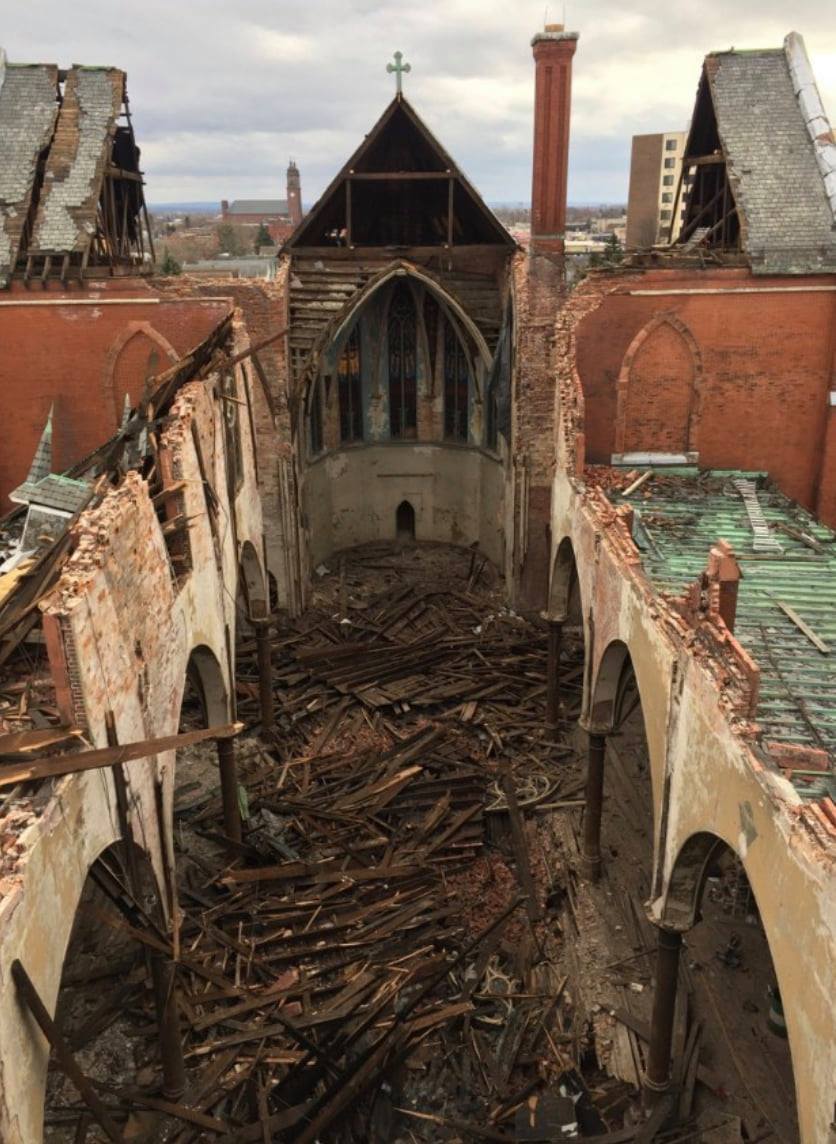 Church of the Transfiguration Collapse