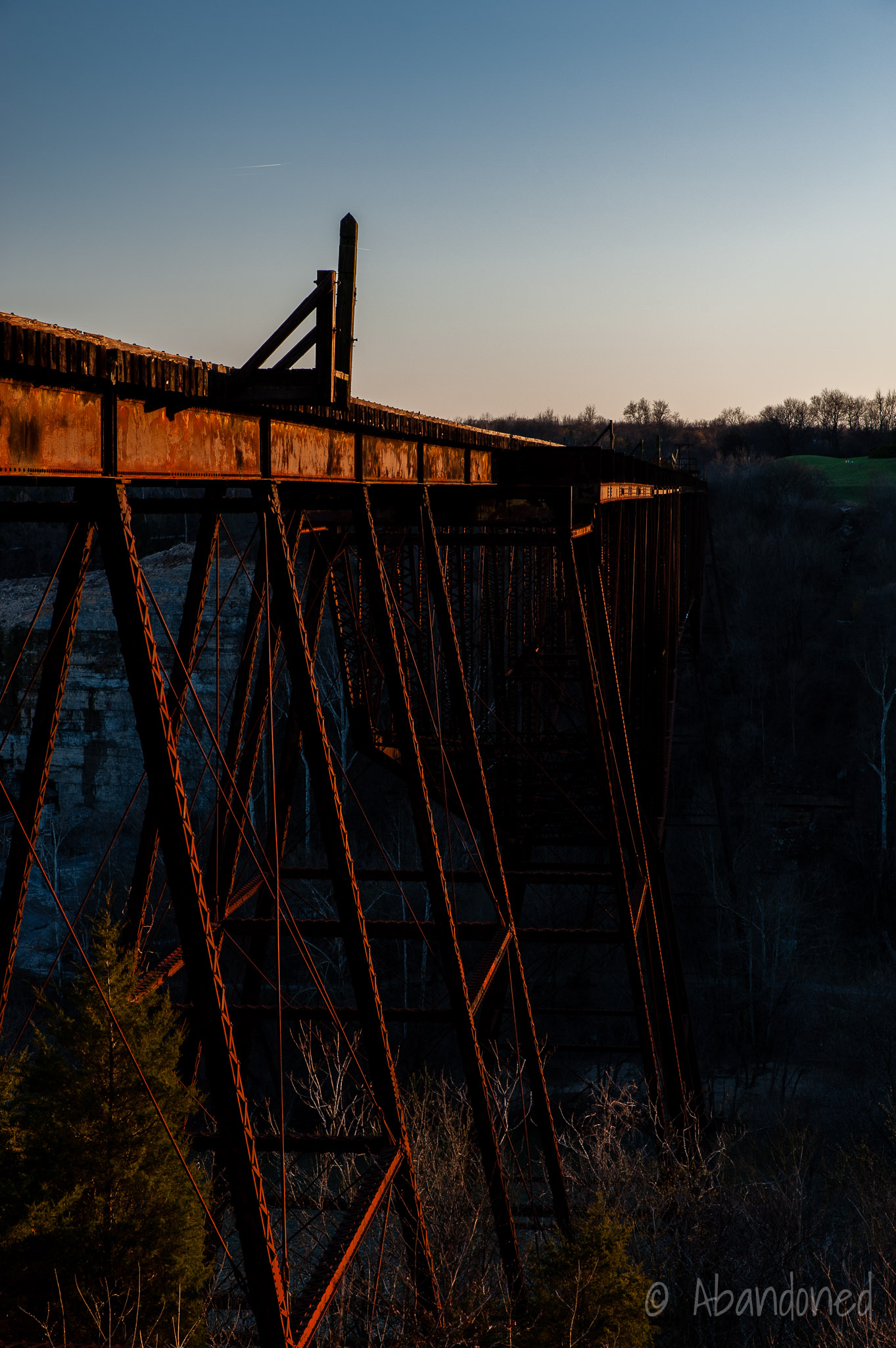 Young’s High Bridge, Louisville & Southern Railway Lexington to Lawrenceburg Division