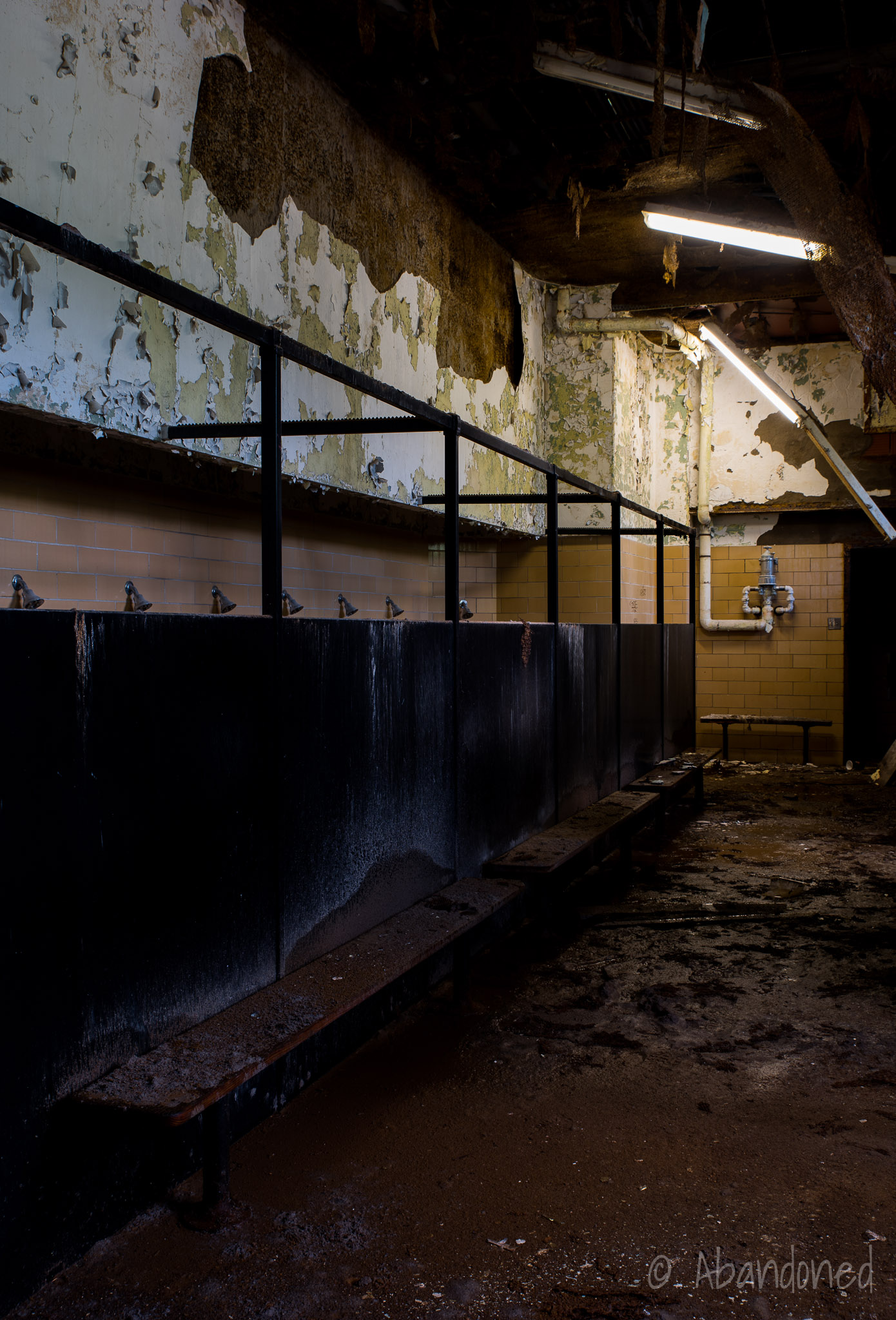 Basement Showers Abandoned