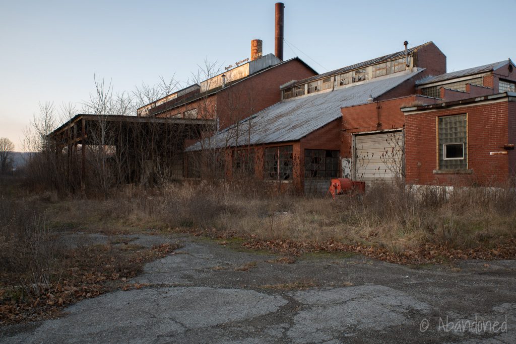 Abandoned factory in Belmont, New York.