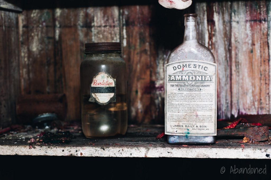 Vintage Ammonia Bottle