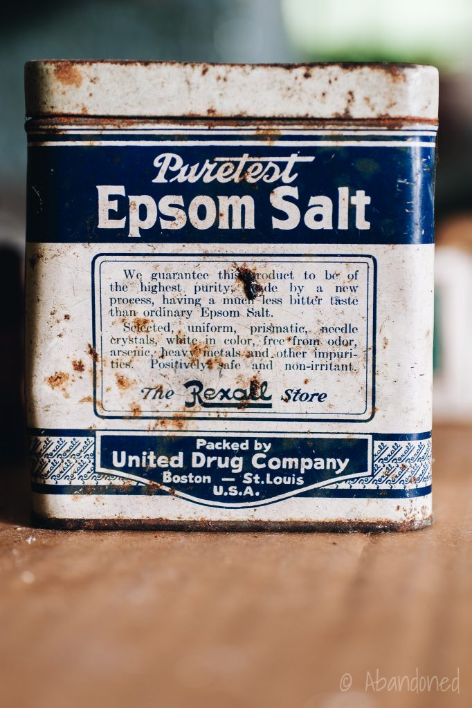 Vintage Epsom Salt Tin