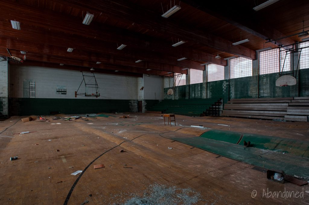 St. Anthony High School Circa 1950s Gymnasium