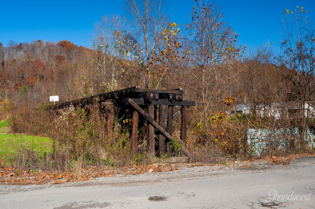 Chesapeake & Ohio Railroad Dawkins Subdivision Sublett Trestle Remains