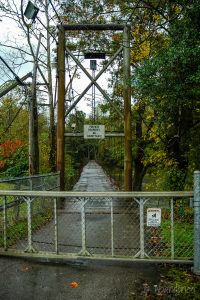 Abandoned Suspension Bridge