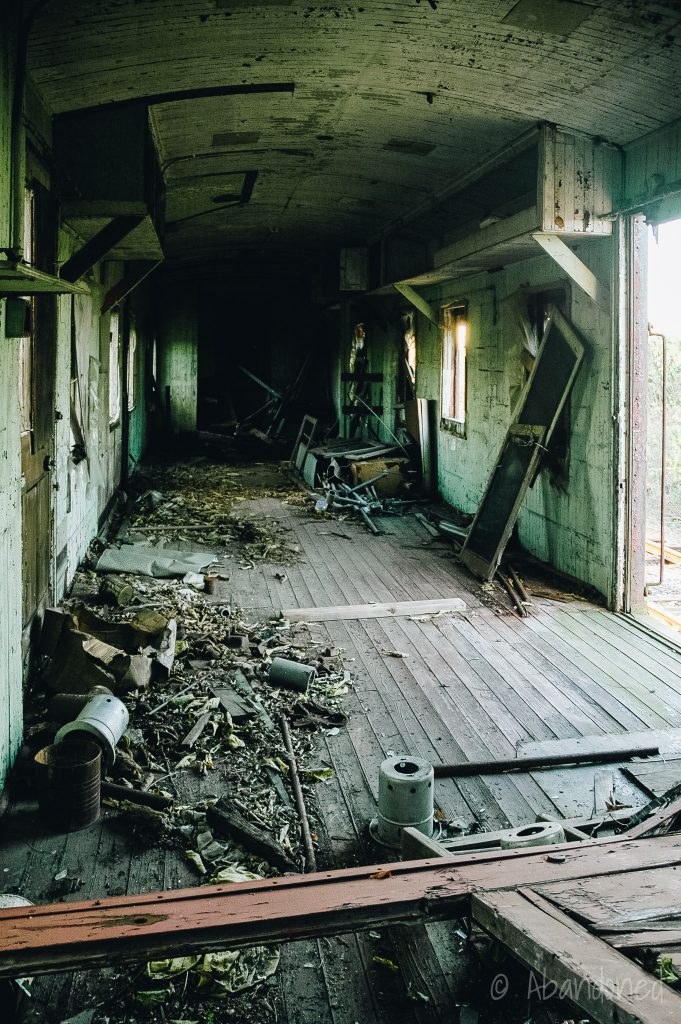 Abandoned Train Car Interior