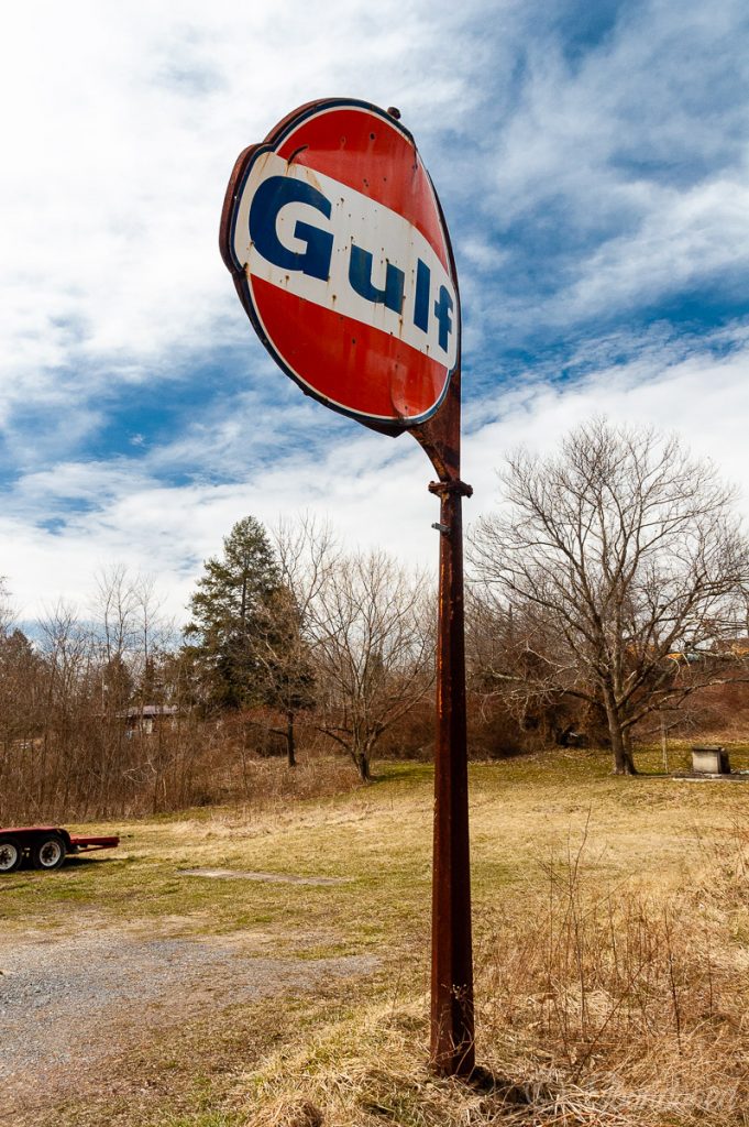 Gulf Gasoline Station Sign