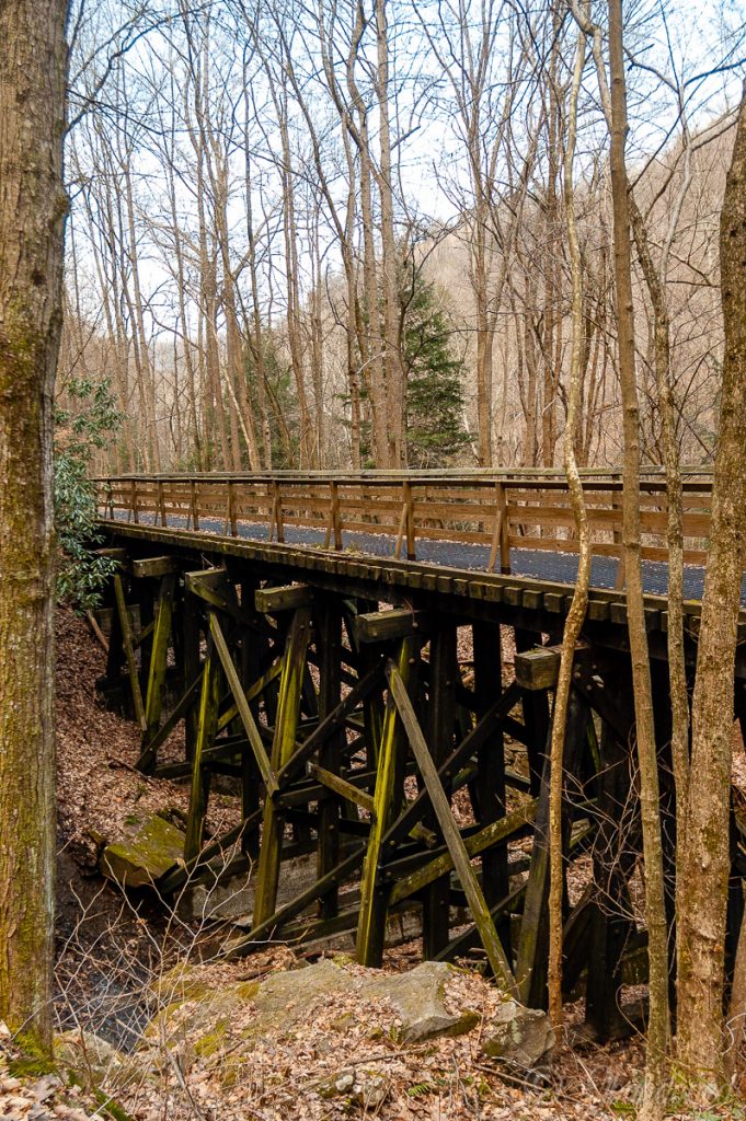 Chesapeake & Ohio Railroad Hawks Nest Subdivision Fox Creek Bridge