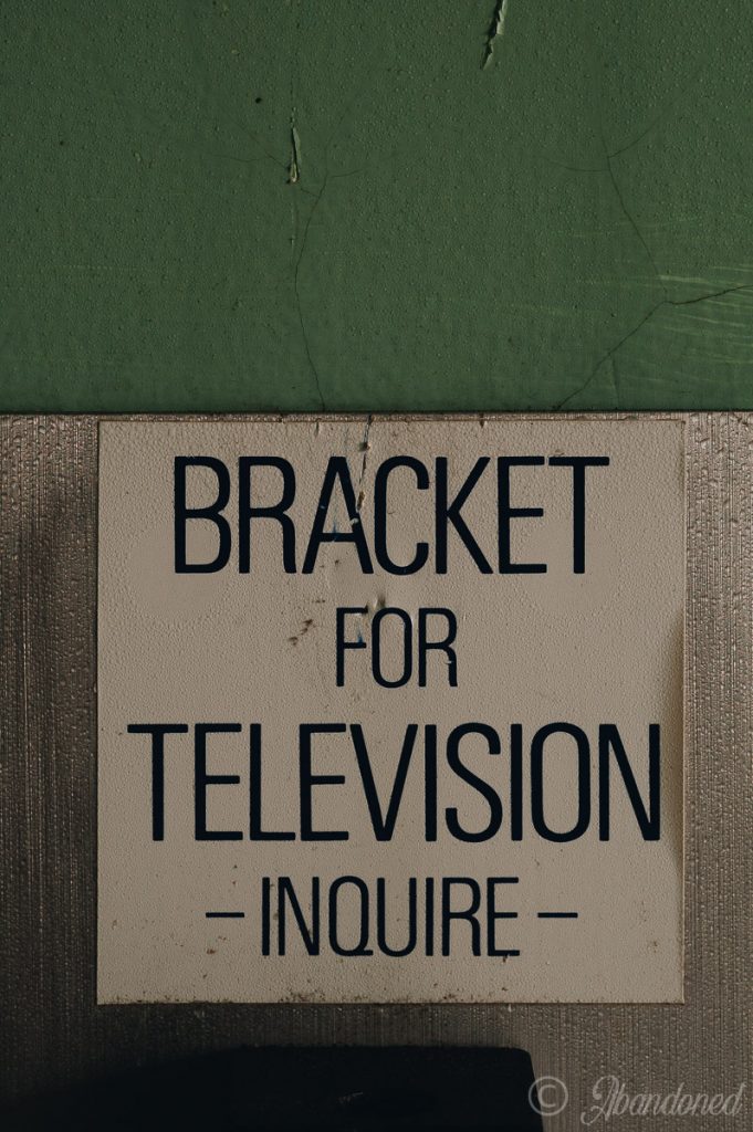 Hayswood Hospital Bracket for Television Inquiry Sign