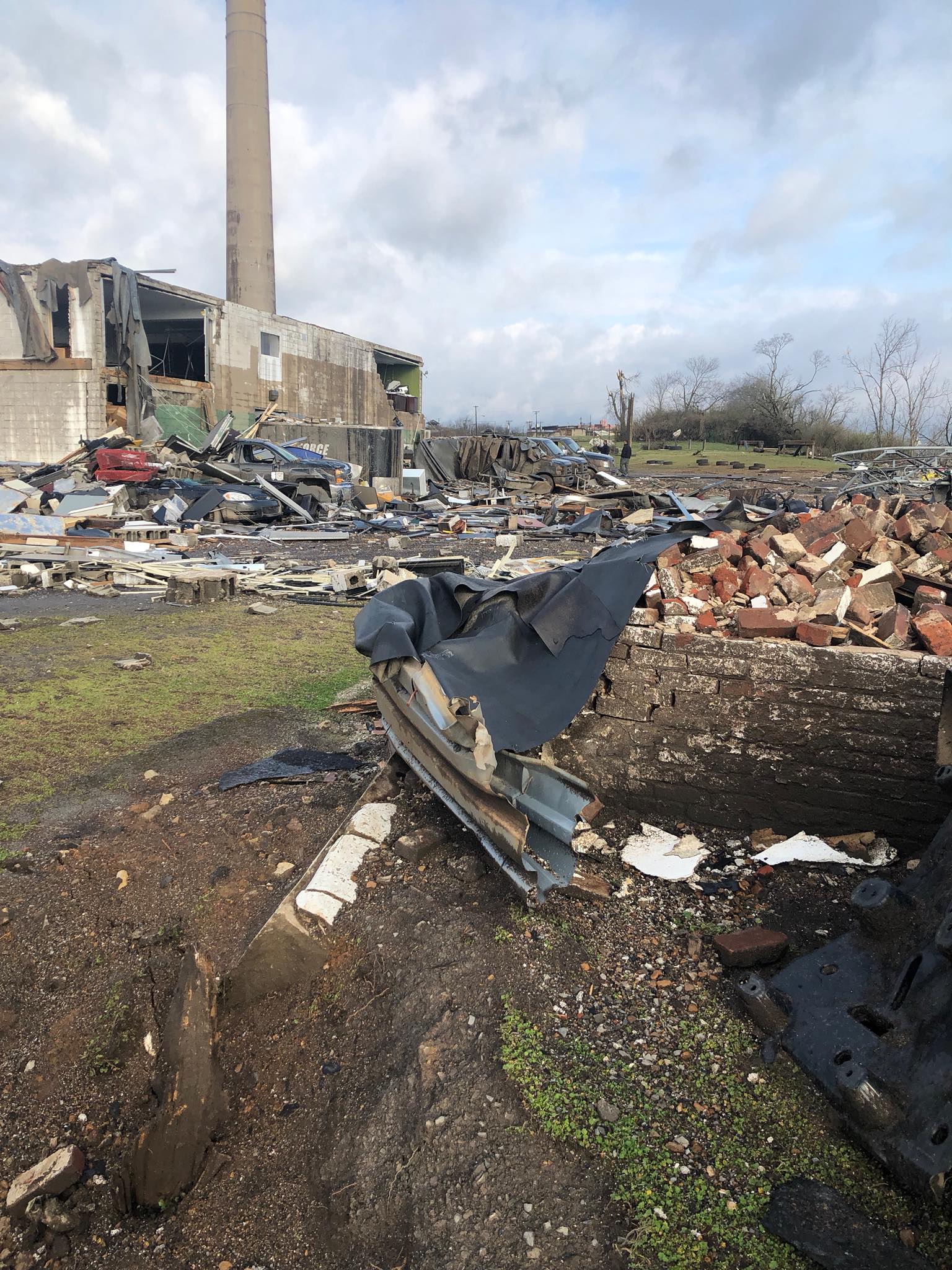 Tennessee State Penitentiary Tornado Aftermath