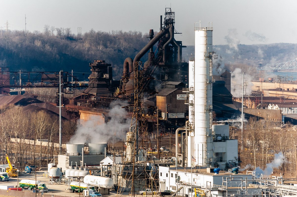 Armco Steel/AK Steel Ashland Works Jan. 2008 Abandoned