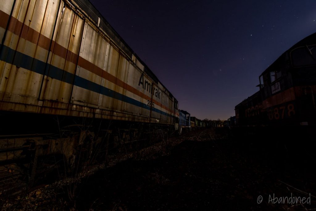 Derelict Amtrak 285