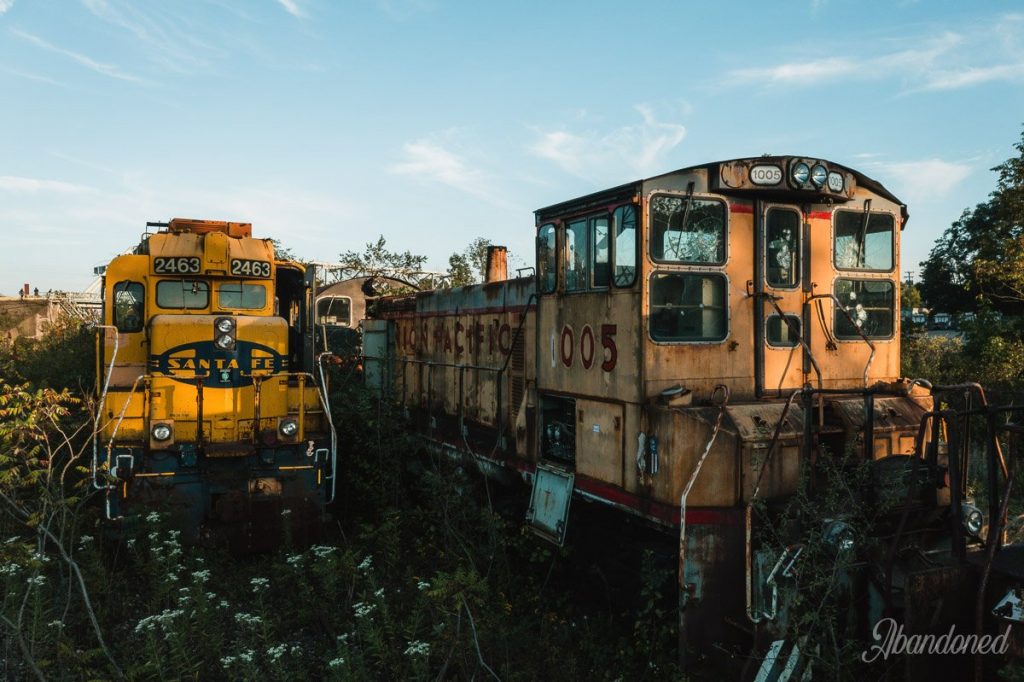 Derelict Union Pacific Railroad 1005 Locomotive