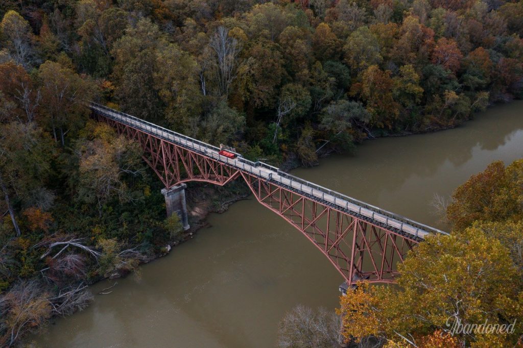 Blue Heron - Bridge Over S. Fork Cumberland River