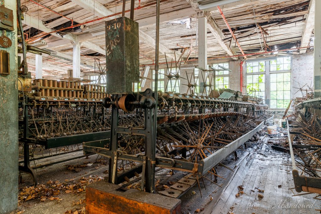 Lonaconing Silk Mill Abandoned Wooden Silk Winders