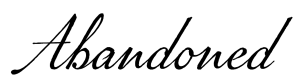 Abandoned Logo