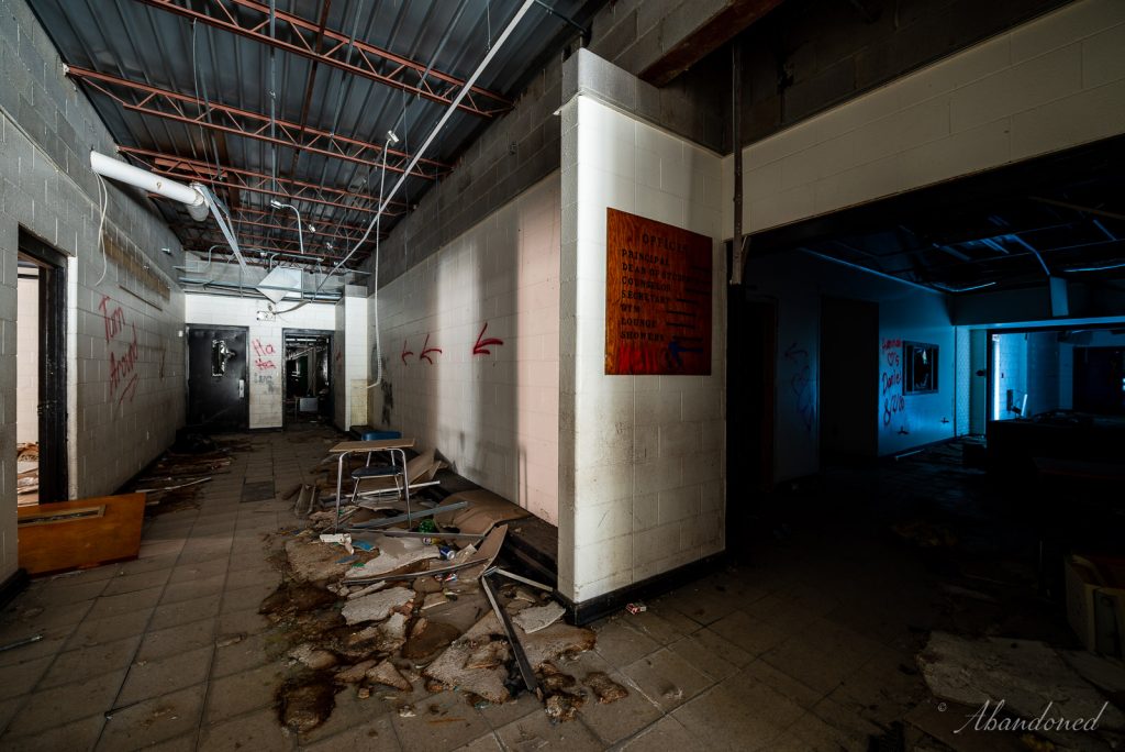 Matewan High School Abandoned