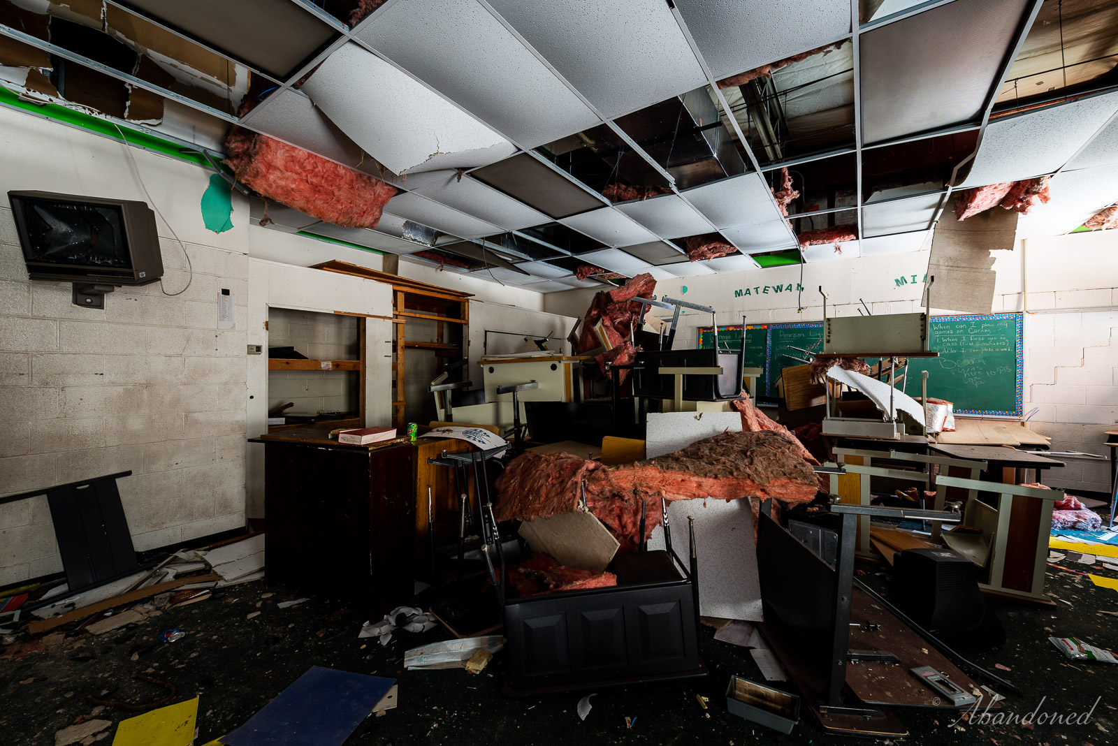 Matewan High School Abandoned