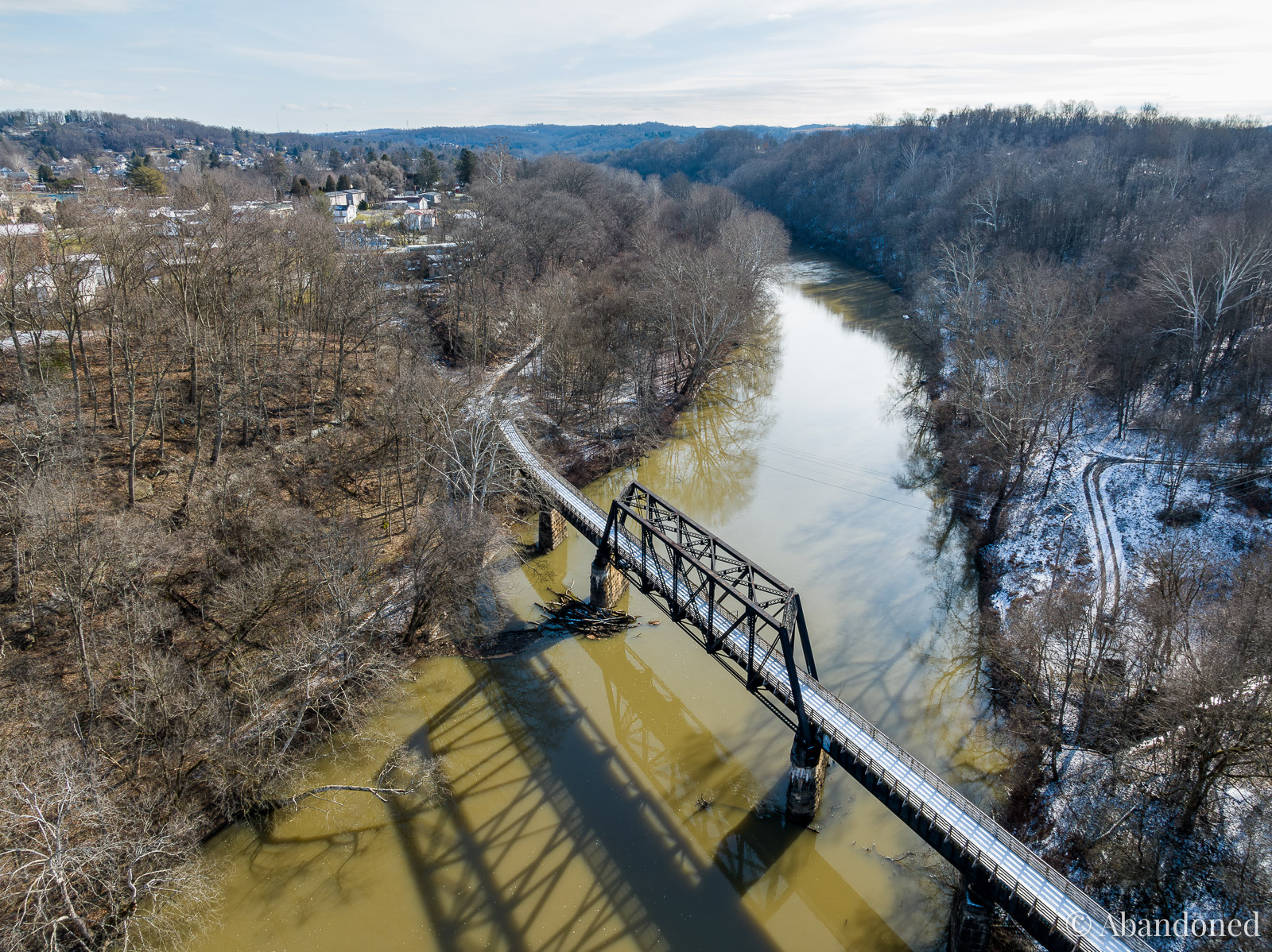 (Fairmont) West Fork River Bridge Baltimore & Ohio Railroad