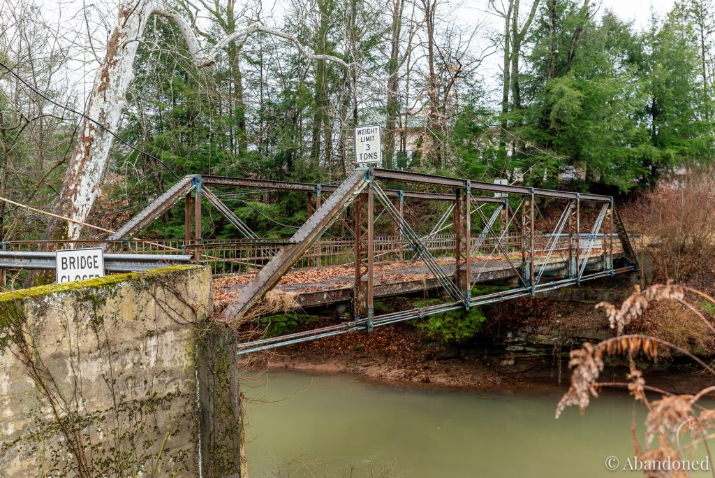 Otterslide Truss Bridge Abandoned